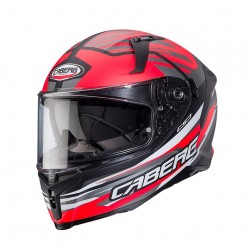 Caberg Κράνος Avalon-X KIRA Ματ Μαύρο / Γκρι / Fluo Κόκκινο